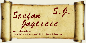 Stefan Jagličić vizit kartica